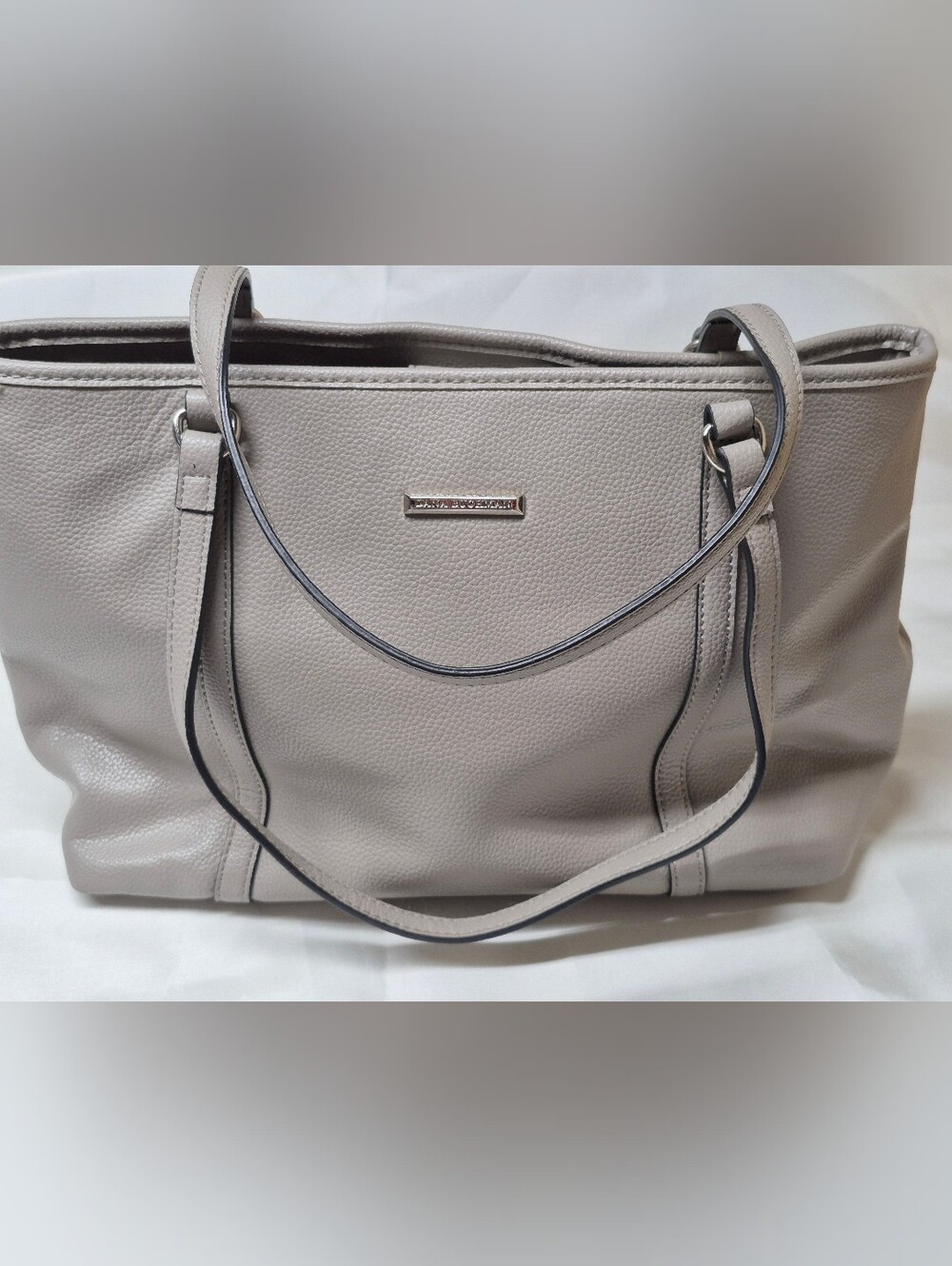 Dana Buchman Light Gray Tote Bag